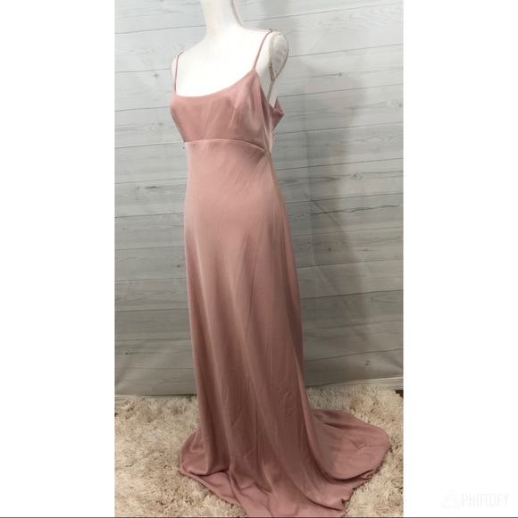 BCBGMaxazria | Rose Lace Up Maxi Gown 12 - Picture 3 of 11